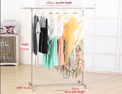 Composite Strong Single Pole Clothes Drying Rack